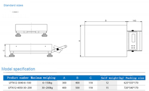 Digitale Waage 15kg 30 kg, elektronische Waage 15kg 20kg 30 kg, 10kg Waage - Product Image 3