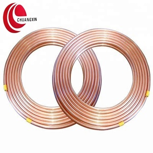 50 FT Refrigeración HVAC Bobina de cobre Grado C12200 Tubo de cobre puro para aire acondicionado Patrón de rollo - Product Image 6