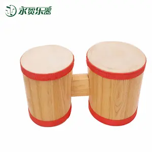Venta caliente instrumento musical de percusión niños tambores juguete conjunto bongos tambor
