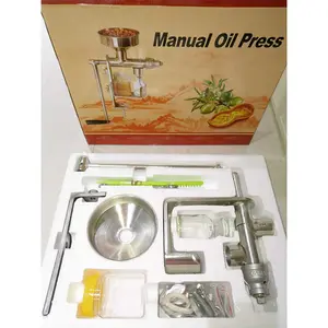 Máquina manual de pressão de óleo/espelhador de óleo comestível, pequena capacidade