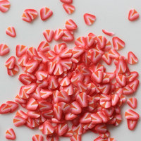 Vente en gros de 500g de paillettes en argile polymère, paillettes colorées en forme de fruits pour la fabrication artisanale, fournitures pour slime DIY