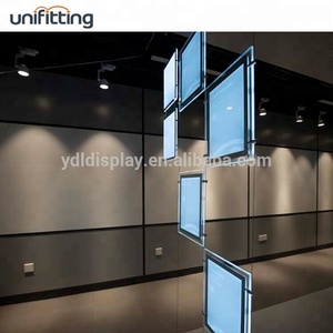 Mỏng <span class=keywords><strong>A4</strong></span> <span class=keywords><strong>LED</strong></span> hộp Đèn khung pha lê Single Side quảng cáo <span class=keywords><strong>lightbox</strong></span> trong hình chữ nhật Shape - Product Image 5