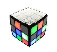 Светодиодный автомобиль Magic cube, Лидер продаж на amazon, беспроводной цветной динамик alexa, цифровой цветной аудиоплеер BT