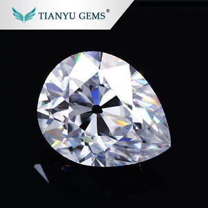 Comprar claro blanco moissanite piedras pera Lab creado diamantes Vieja Europa corte diamante - Product Image 1