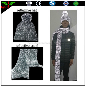 Fábrica que vende directamente reflectante luminoso moda de Invierno bufanda de algodón de bebé bola de lana bufanda chal - Product Image 6