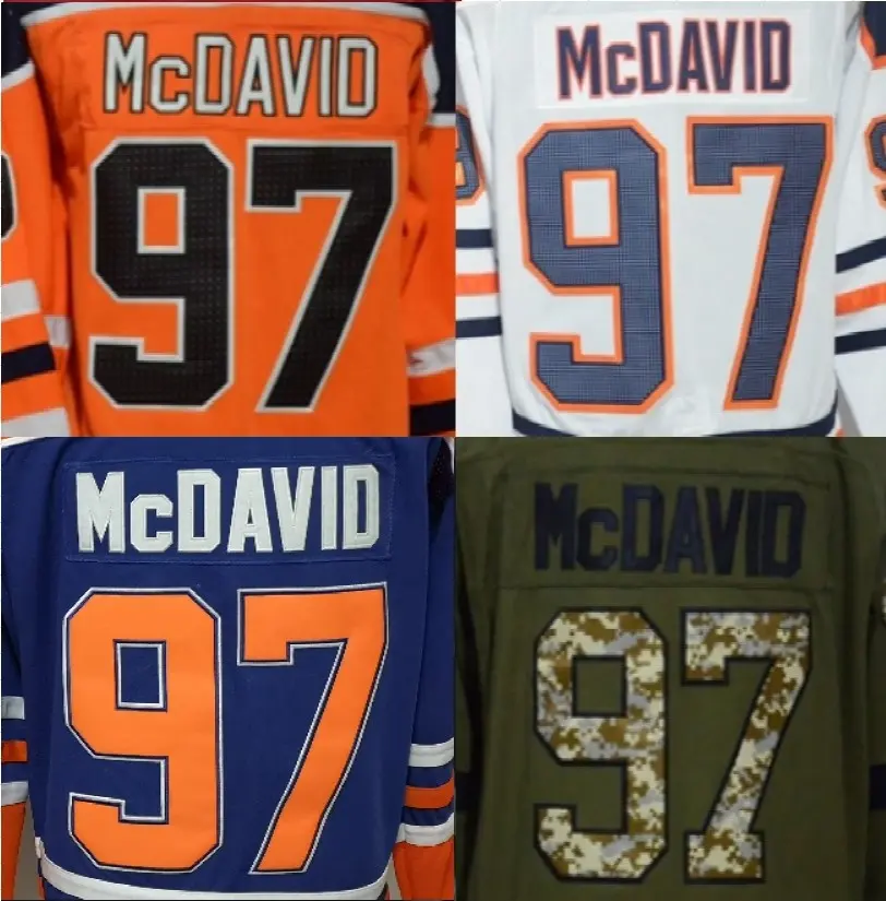 Connor McDavid Best Quality Stitched Hockey Jerseys