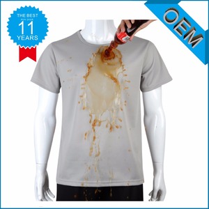 Los hombres de encargo por mayor de China mejor nano-tecnología ropa hidrófobo camiseta - Product Image 2