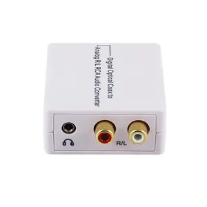 digital koaksial optik toslink ke sinyal analog audio converter 