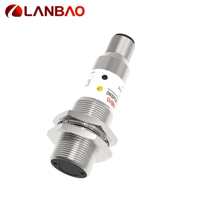 LANBAO диффузное отражение металлический цилиндрический PNP M18 оптовая продажа фотоэлектрический датчик и бега на длинные дистанции фотоэлектрический pr датчик