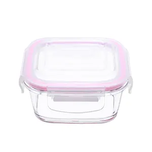 Fiambrera de cristal transparente para niños, contenedor de almacenamiento de alimentos, 330ML, gran oferta, venta al por mayor - Product Image 1