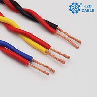 Cable eléctrico de cobre con código de color, cable eléctrico de 4 núcleos blindado, par trenzado, venta al por mayor