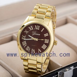 Relojes <span class=keywords><strong>de</strong></span> <span class=keywords><strong>oro</strong></span> <span class=keywords><strong>falso</strong></span> analógicos <span class=keywords><strong>de</strong></span> cuarzo, precio promocional - Product Image 2