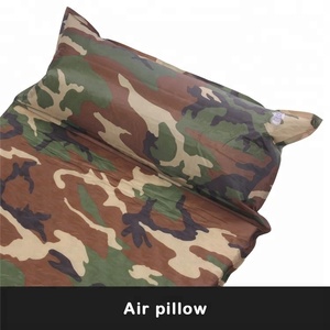 Esponja autoinflable para exteriores, almohadilla para dormir con almohada adjunta, colchón de aire portátil ligero para acampar, 1 unidad - Product Image 3