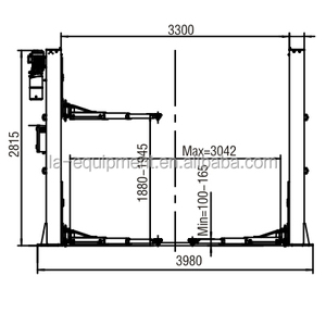 Nacelle-ciseaux élévatrice, pour voitures, capacité de 5.5T - Product Image 2