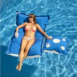 Luxe Edition King Kai Float-sedie per sacco di fagioli da nuoto con portabicchieri da tè