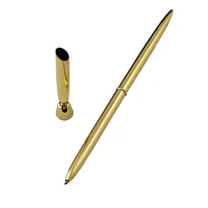 desk metal ball-point pens for corporate gift slim metal twist ball pen table stand pen