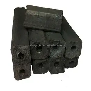 Eco-friendly wholesales high quality quadrangle machine made sawdust charcoal briquette for bbq