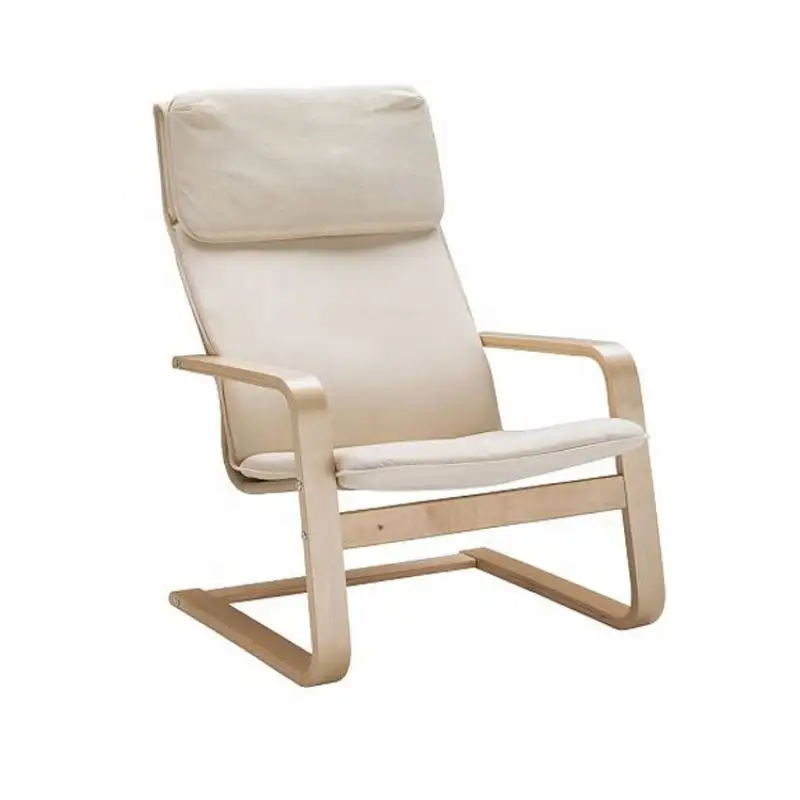 Современное Роскошное кресло-качалка, уличные белые стулья-качалки из оружия, диван для отдыха, одноместное сиденье, деревянная рама с металлической рамой из Bentwood