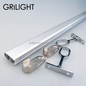 Kabinet lemari cahaya dan cahaya lemari aluminium ekstrusi profil