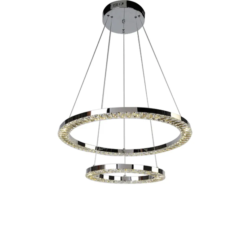 Ronde chrome-plated crystal Led moderne home decoratie lamp