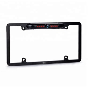 Cámara LED de seguridad para coche, marco de matrícula, visión trasera, estacionamiento inverso, 8 Uds. - Product Image 1