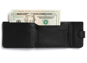 <span class=keywords><strong>Uomo</strong></span> Rettangolo Creativo Blocco Top Cuoio di Grano RFID Blocco della carta Bifold Titolare della Carta di Credito Del Raccoglitore Con La Fessura per le Monete E Minimalista - Product Image 4