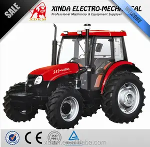 Tractor YTO 80hp 4WD X804, tracción de cuatro ruedas con cabina, Tractor agrícola