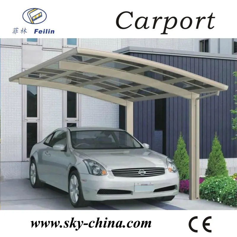 पूर्वनिर्मित कार गेराज एल्यूमीनियम carport