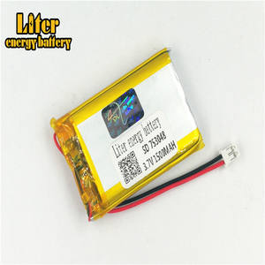 Plug <span class=keywords><strong>2</strong></span>,0-<span class=keywords><strong>2</strong></span> p lithium battery 753048 1500 mAh rechargeable Li-ion Polymer Battery Pl LiPo battery with wires - Product Image 3