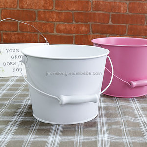 Light Blue Large Oval Ice Bucket <strong>Galvanized</strong> Metal Beer Beverage <strong>Tub</strong> - Product Image 6