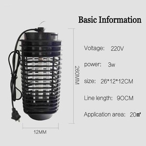 Lampe Anti-Moustiques et <span class=keywords><strong>Mouches</strong></span> d'Intérieur, Matière ABS, Alimentation Électrique, Répulsif Souris à Semi-Conducteurs - Product Image 6