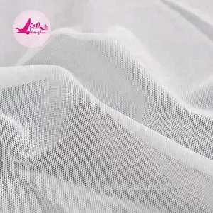 100% nylon transparent mesh atmungsaktive stretch stoff für badebekleidung