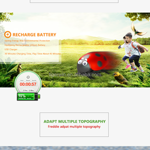 2018 New children's educational toys, DIY remote control ladybug Intelligent Robot toy - Product Image 4