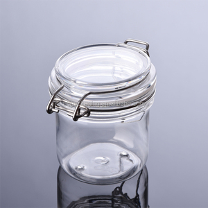 Clip hermétique en plastique PCR Top 250ml pot de <span class=keywords><strong>kilner</strong></span> de forme ronde pour <span class=keywords><strong>beurre</strong></span> cosmétique - Product Image 2