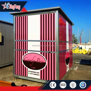 Cheap modular container home/movable food kiosk/mobile sentry box for sale