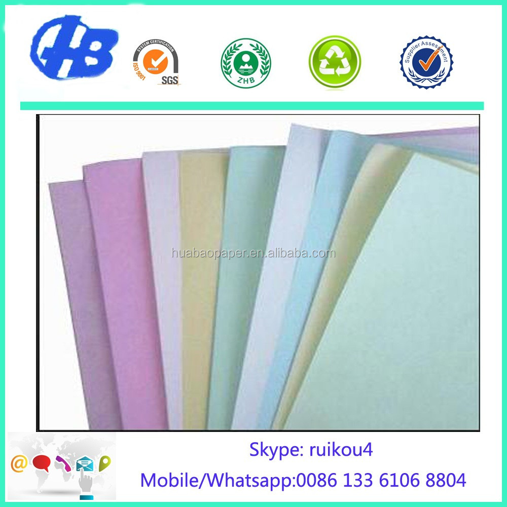 Самокопирующаяся бумага ncr без углерода