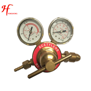 Regulador de <span class=keywords><strong>Gas</strong></span> Acetileno de Tamaño Mediano con Medidor, Fabricante Ningbo Fenghong - Product Image 1