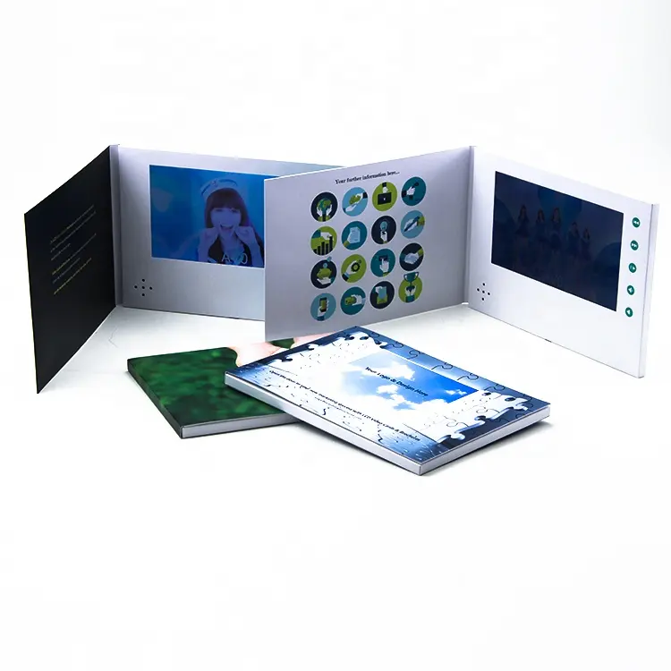 新しいアイデアビジネス招待状プロモーションギフトA510インチデジタルスクリーンパンフレット液晶ビデオメーラー