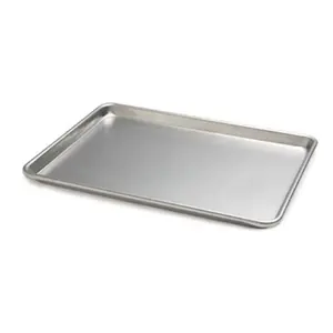 Tsingbuy Hot Bán 46*33*2.5 CM Nhôm Kim Loại Nướng Bánh Pizza Khay Để USA Thị Trường