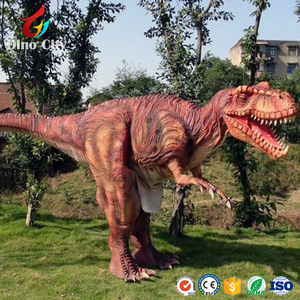 A piedi Animatronic di Carnevale Festival Dinosauro Costume Della Mascotte per Adulti 12 Mesi 6000MAH 12V CE RHOS TUV 1 Pezzo 1 pz/scatola