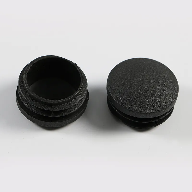 Perna tubo redondo para inserir 25mm 28mm 30mm 32mm plugue do tubo de perna de plástico caps