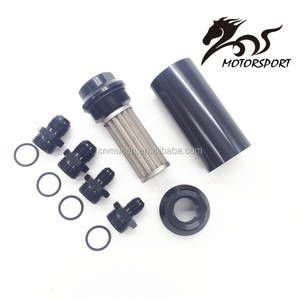 Universal 44 MM de Alta-Corrida de Corrida Filtro de Combustível Da Liga com adaptadores de <span class=keywords><strong>2</strong></span> pcs AN6 e AN8 - Product Image 3