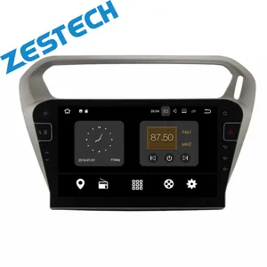 ZESTECH工厂安卓12标致301放射自显影gps与gps导航系统