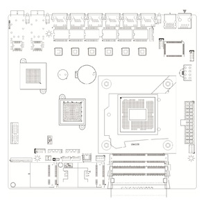 Bo Mạch Chủ Bộ Định Tuyến <span class=keywords><strong>ITX</strong></span> <span class=keywords><strong>LGA</strong></span> <span class=keywords><strong>1150</strong></span> Mini Với 6 Cổng Ethernet - Product Image 5