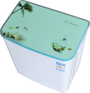 Made in Ningbo más caliente 5.2 kg de doble bañera semi automática lavadora portátil con secador con amortiguación - Product Image 1