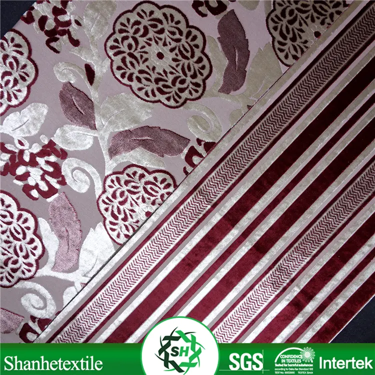 Chenille Kain Sofa Majlis Arab, Nama Kain Damask Turki Grosir Kain Jacquard