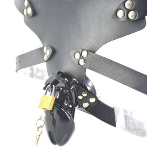 FAAK-<span class=keywords><strong>jaula</strong></span> de plástico para pene de 10cm para hombre, Dispositivo de <span class=keywords><strong>Castidad</strong></span> suave y saludable, portallaves, cinturón de <span class=keywords><strong>castidad</strong></span> para tienda sexual - Product Image 2