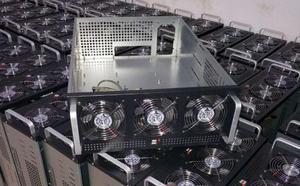2018 venta superior computadora 4U Ethereum 6GPU minería minero máquina marco Rig Case - Product Image 5