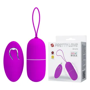 Oeufs vibrants télécommandés Vibrations à 12 fonctions Vibrateurs à balles Jouets sexuels pour adultes pour femmes