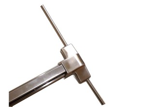 Yangına dayanıklı anti panik çıkış cihazı yangın kapısı/çift kapı panik itme çubuğu/yüksek kalite - Product Image 2